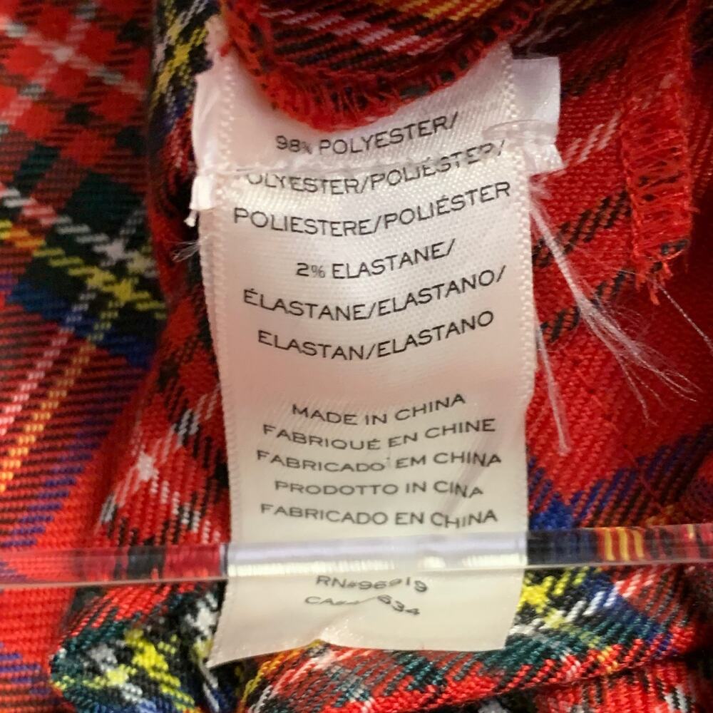 Marc Jacobs Size Xs Red Multi Color Polyester Ble… - image 7